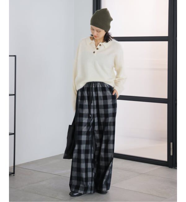 JOURNAL STANDARD「《予約》FLUFFY KNIT ポロシャツ」|ニット・セーター|