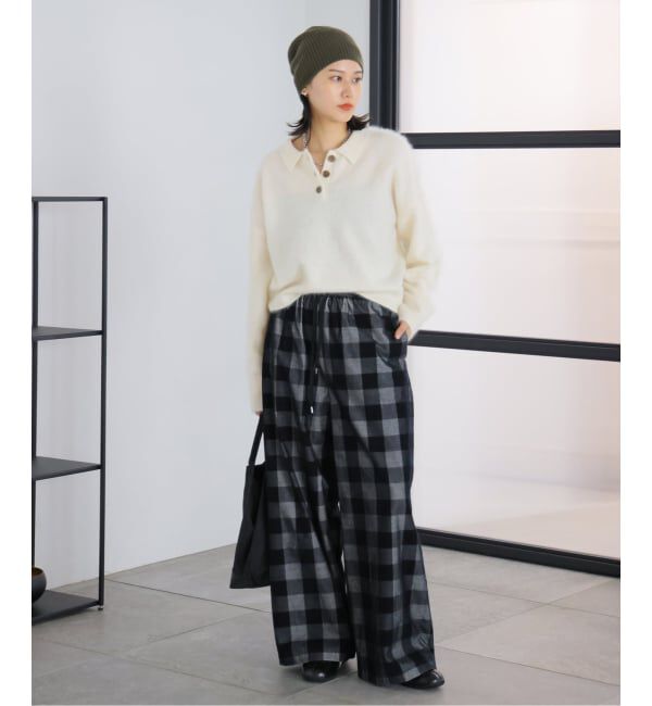 JOURNAL STANDARD「《予約》FLUFFY KNIT ポロシャツ」|ニット・セーター|