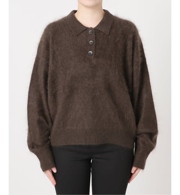 JOURNAL STANDARD「《予約》FLUFFY KNIT ポロシャツ」|ニット・セーター|