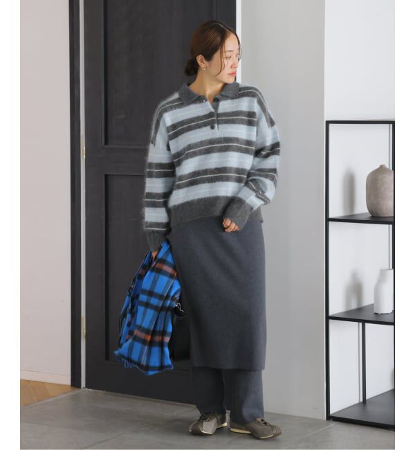 JOURNAL STANDARD「《予約》FLUFFY KNIT ポロシャツ」|ニット・セーター|