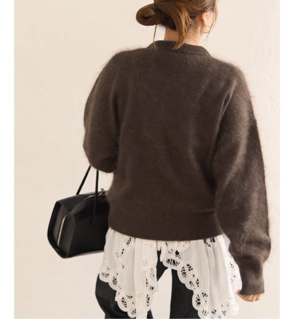 JOURNAL STANDARD「《予約》FLUFFY KNIT ポロシャツ」|ニット・セーター|