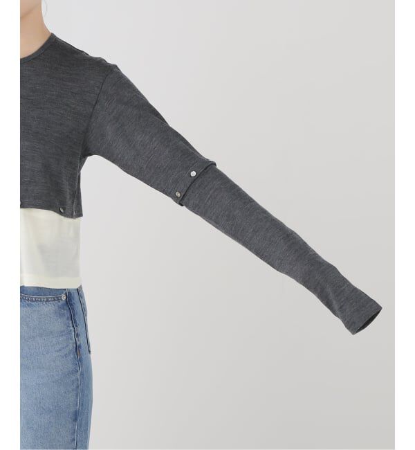 FRAMeWORK「KAYLE/ケイル WOOL JERSEY DETACHABLE CARDIGAN」|ニット・セーター|