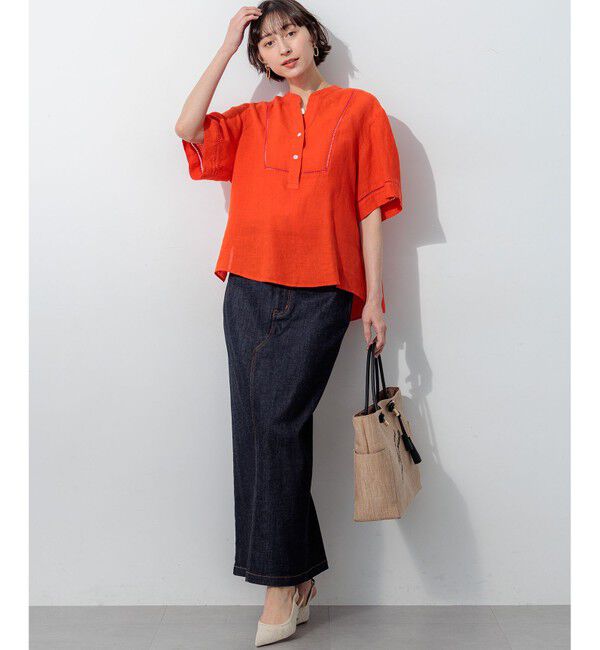 23区「23区DENIM Iライン デニムスカート」|スカート|