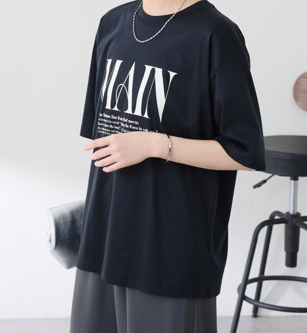  「オーバーロゴTシャツ」|Tシャツ・カットソー|
