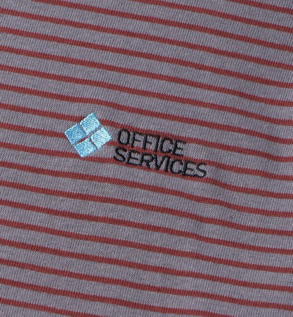  「【OFFICE SERVICES】ボーダーTEE」|Tシャツ・カットソー|