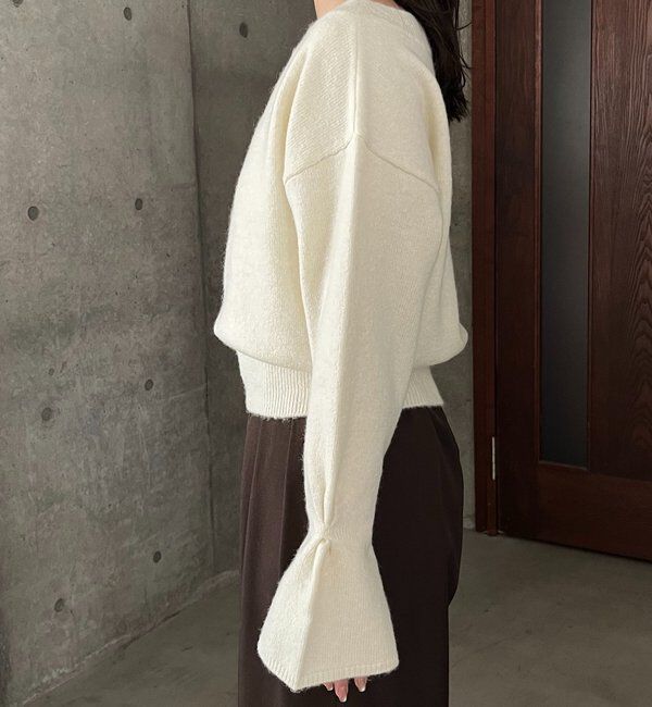  「【もちふわシリーズ】もちふわWOOLボートネックニット」|ニット・セーター|