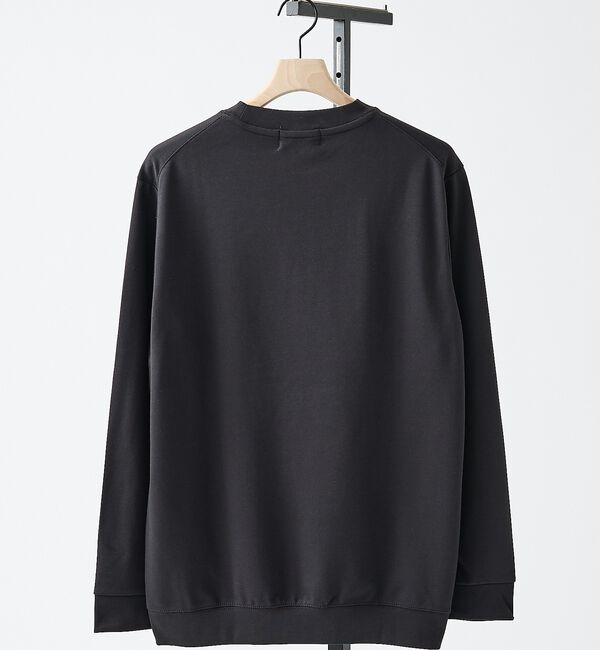 ABAHOUSE「【SMART CLOSET】シルキータッチ モックネック 長袖Tシャツ」|Tシャツ・カットソー|