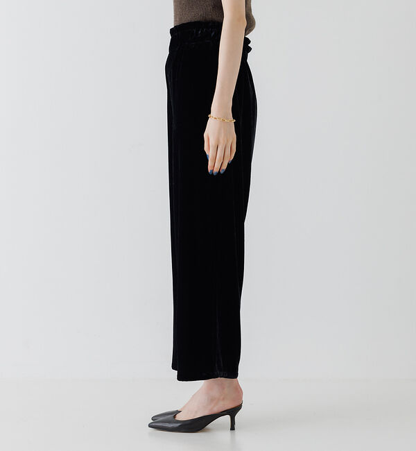 Rouge vif「ベロアクロップドパンツ」|その他|