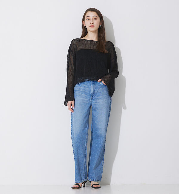 Rouge vif「ペーパーニットシアープルオーバー」|ニット・セーター|