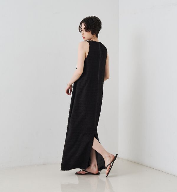 Rouge vif「カットジャガードシアーノスリーブワンピース」|ワンピース|