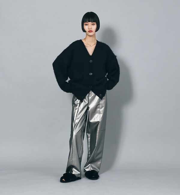 NOMINE「フェイクレザーハイウエストパンツ」|その他|