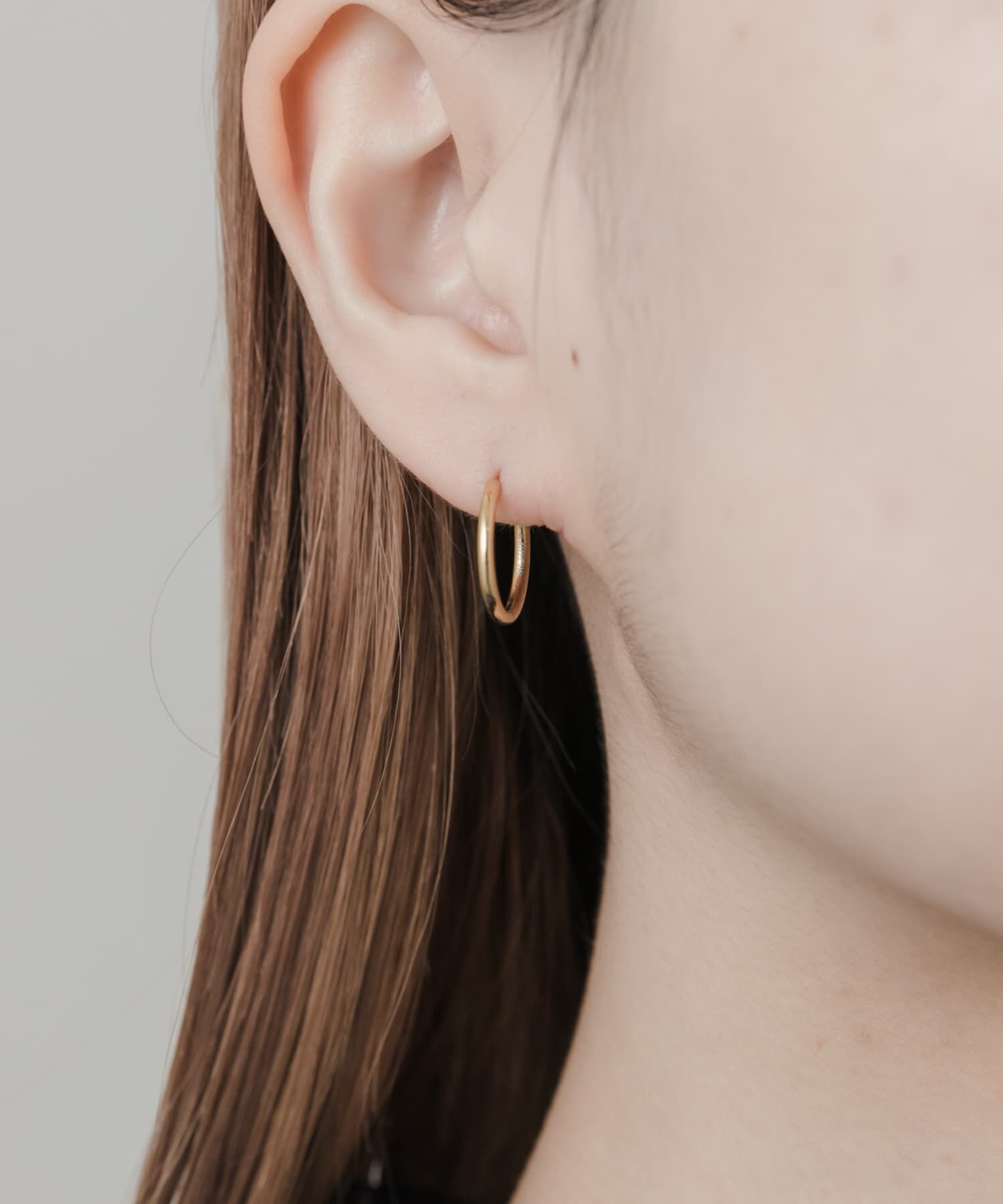 SMELLY「ステンレスミニフープピアス」|ピアス|