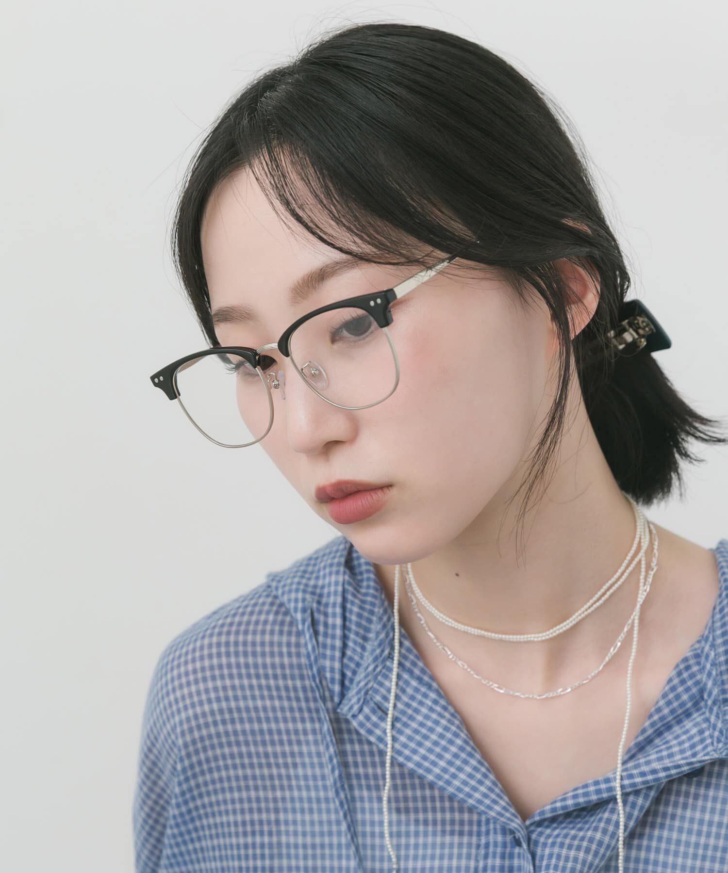 SMELLY「サーモントブローダテメガネ」|メガネ|