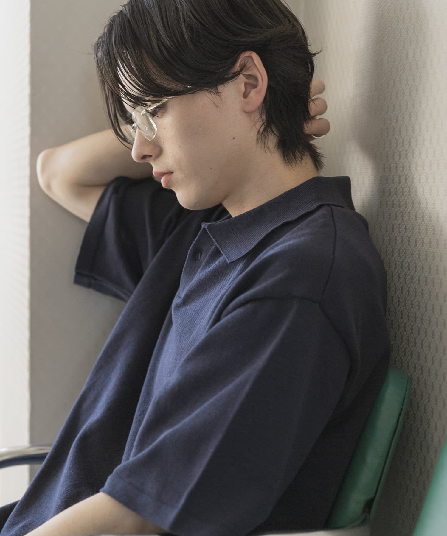 SENSE OF PLACE by URBAN RESEARCH「『洗濯可』ドライタッチスキッパーニットTシャツ」|ニット・セーター|