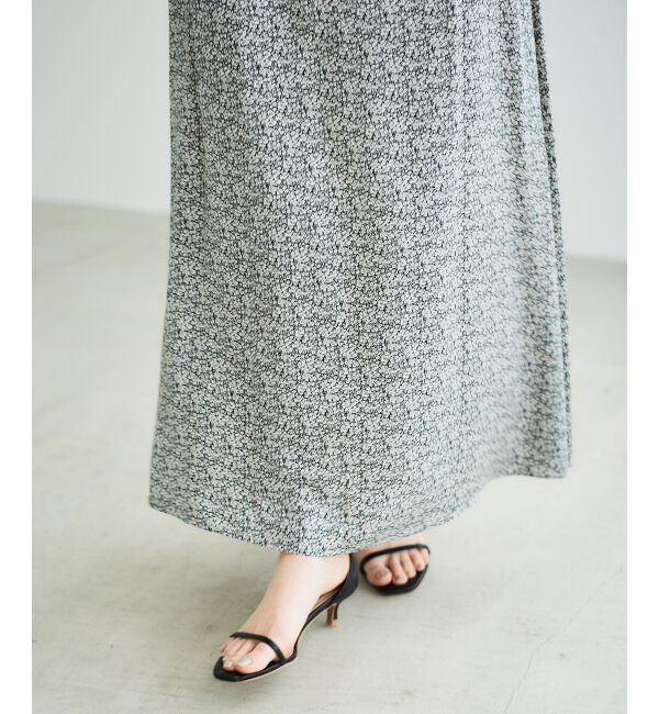le.coeur blanc「ミニフラワープリントギャザースカート」|スカート|