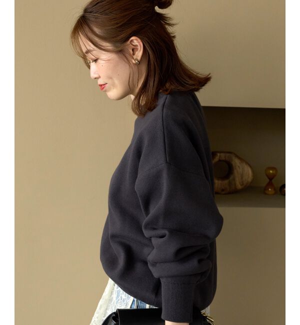  「《WEB限定》スウェットライクロゴニット」|ニット・セーター|
