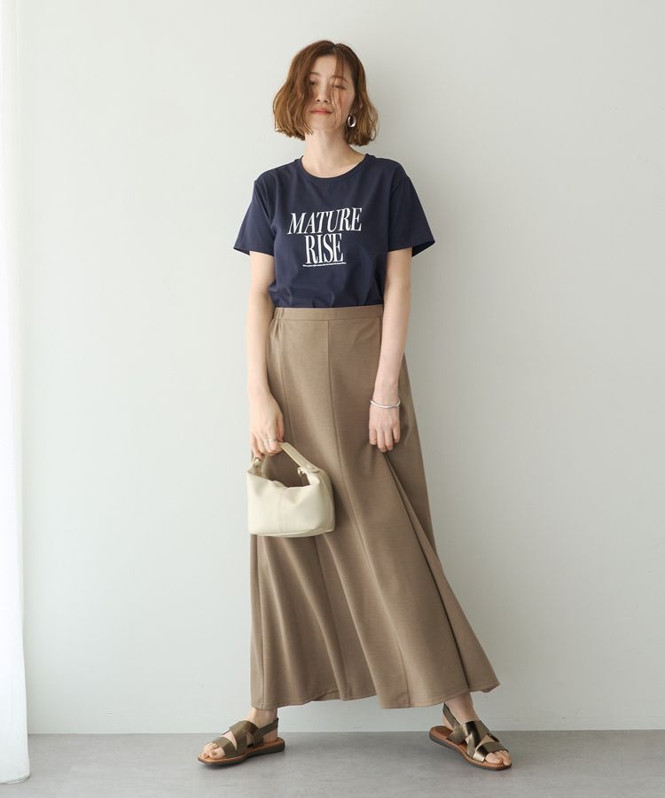 YECCA VECCA「【接触冷感】カットマーメイドスカート」|スカート|