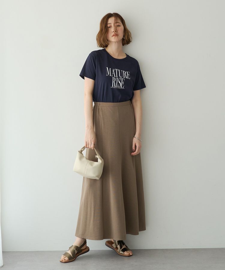 YECCA VECCA「【接触冷感】カットマーメイドスカート」|スカート|