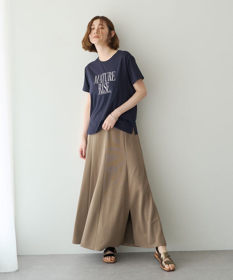 YECCA VECCA「【接触冷感】カットマーメイドスカート」|スカート|