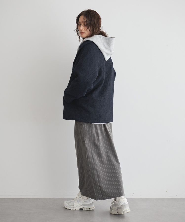 GARAGE OF GOOD CLOTHING「ストライプIラインカーゴスカート」|タイト|