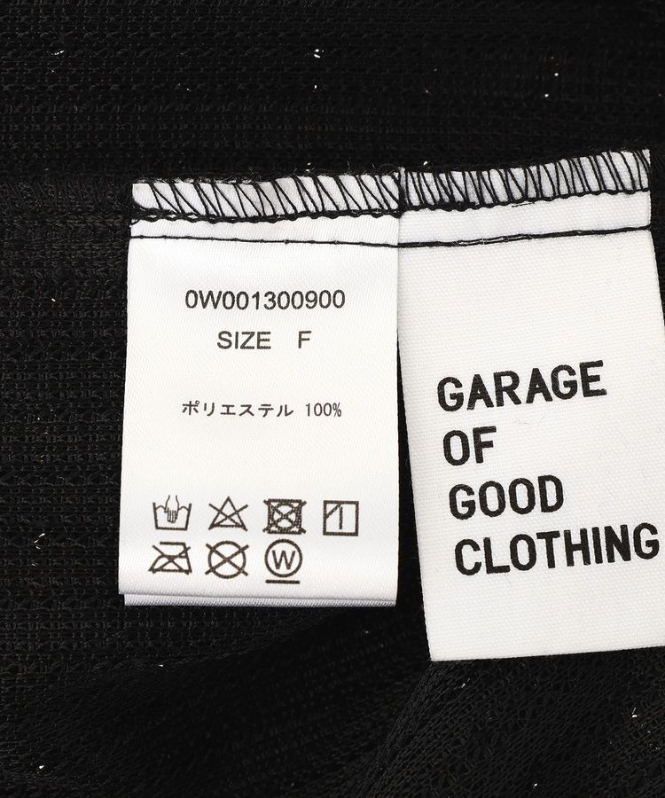 GARAGE OF GOOD CLOTHING「フェザーショート丈スカート」|フレア|