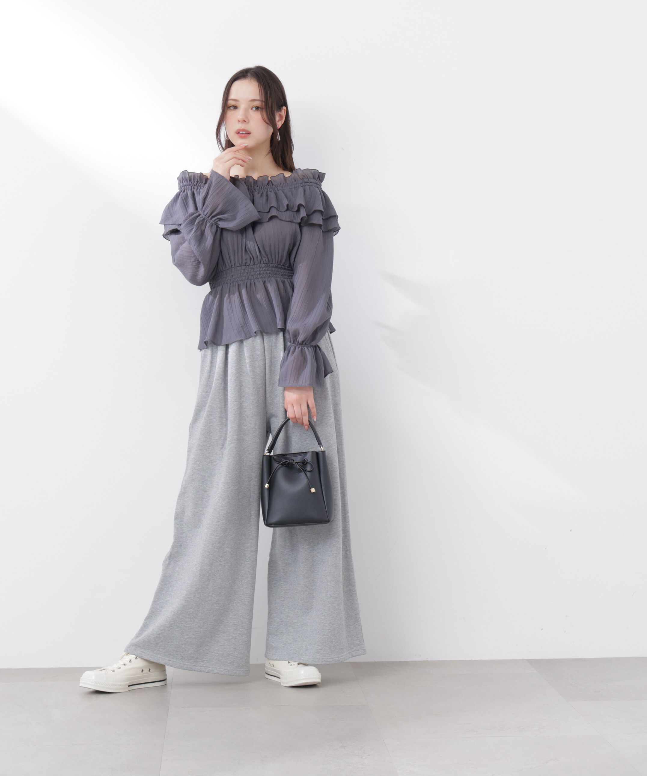 PROPORTION BODY DRESSING「<ｳｫｯｼｬﾌﾞﾙ>《EDIT COLOGNE》ｵﾌｼｮﾙｼｱｰｼｬｰﾘﾝｸﾞﾌﾞﾗ  」|シャツ・ブラウス|