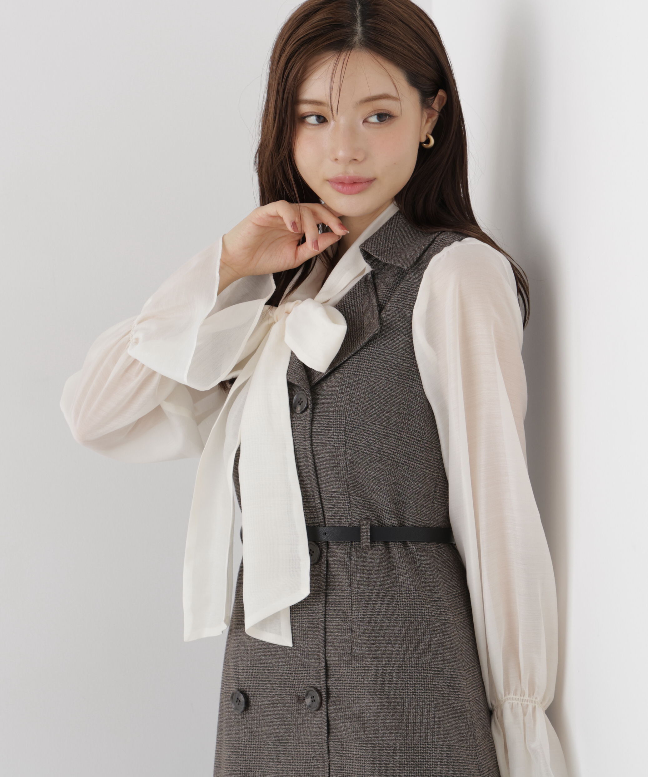 PROPORTION BODY DRESSING「ビッグリボンブラウス」|シャツ・ブラウス|