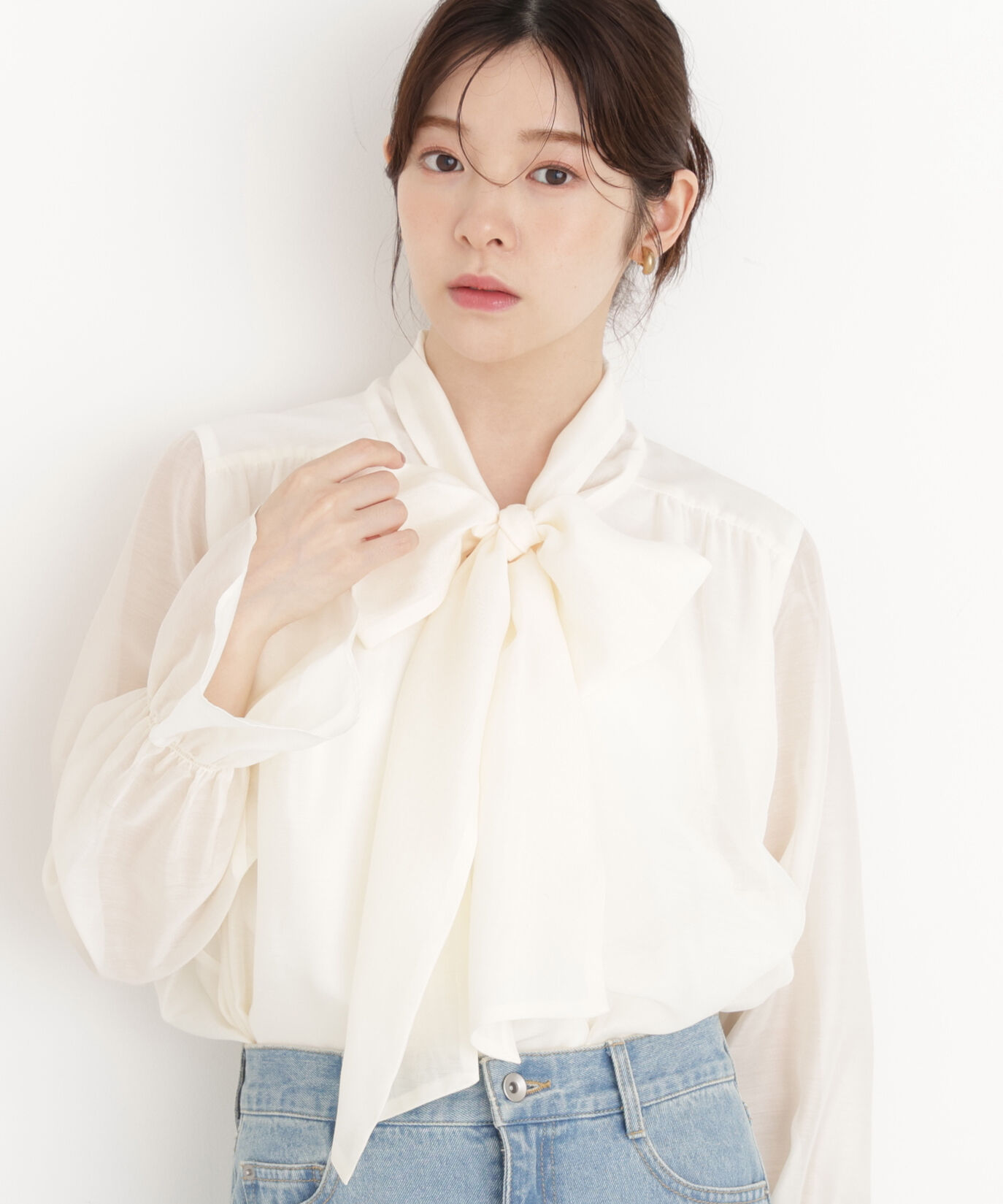 PROPORTION BODY DRESSING「ビッグリボンブラウス」|シャツ・ブラウス|