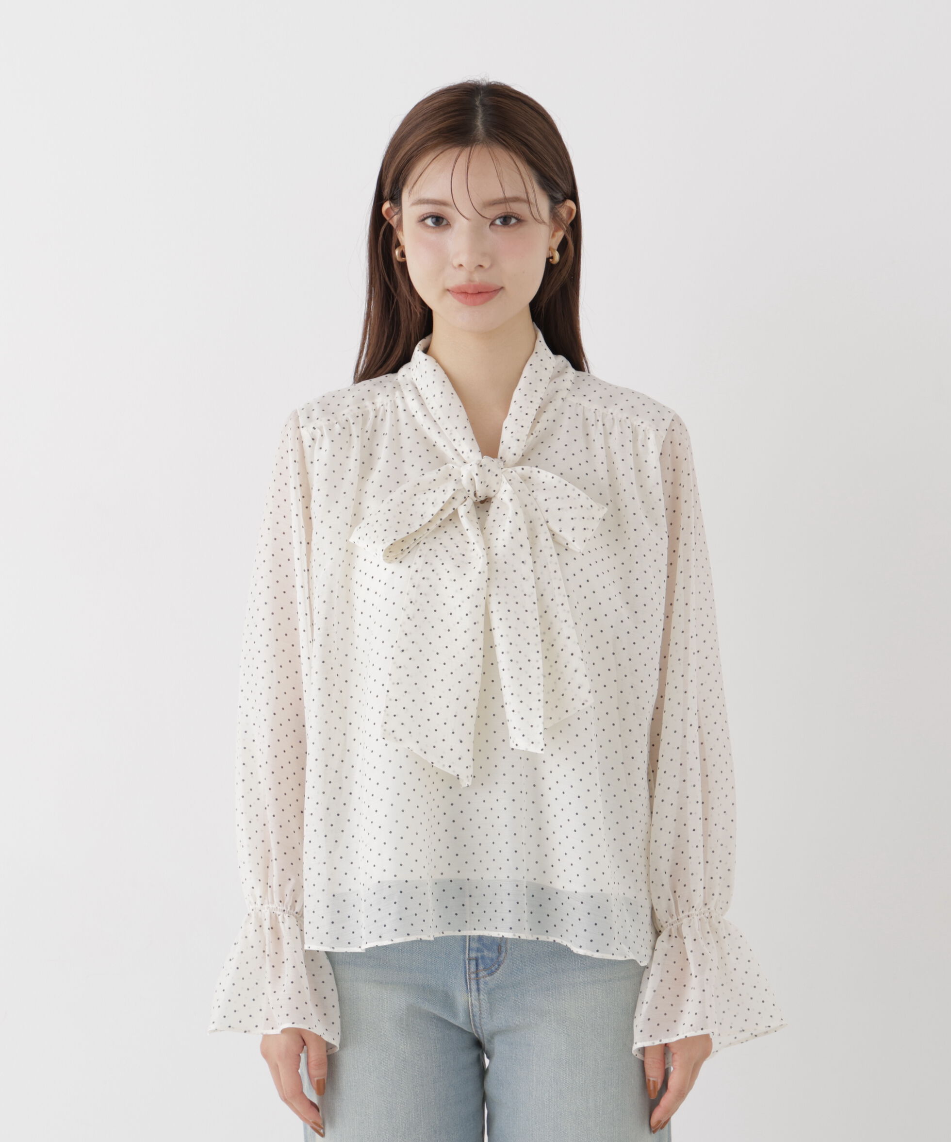 PROPORTION BODY DRESSING「ビッグリボンブラウス」|シャツ・ブラウス|