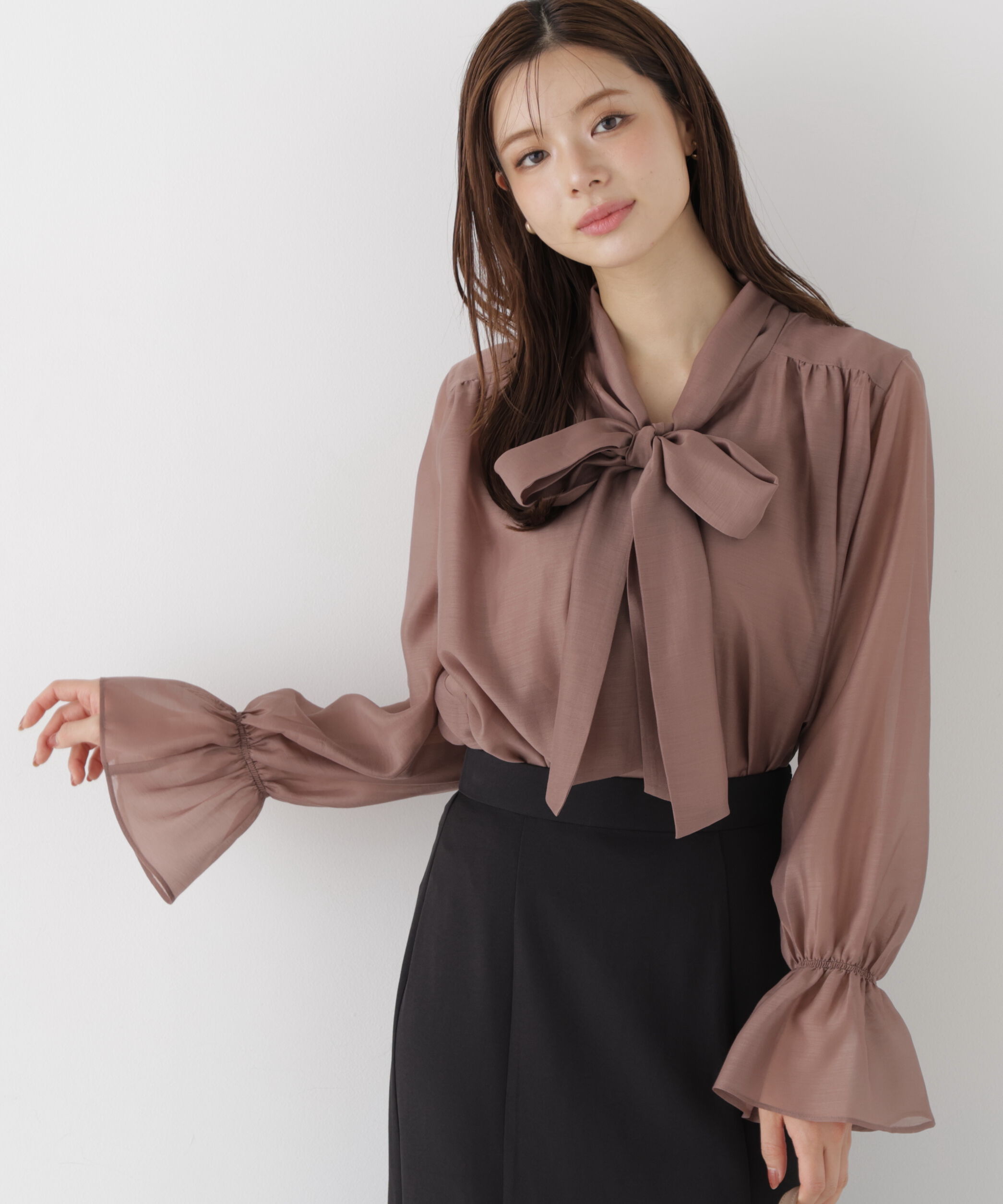 PROPORTION BODY DRESSING「ビッグリボンブラウス」|シャツ・ブラウス|