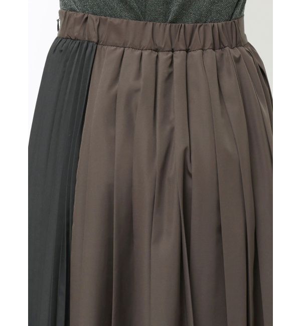 ELENDEEK「COLOR BLOCK PLEATS SK」|スカート|