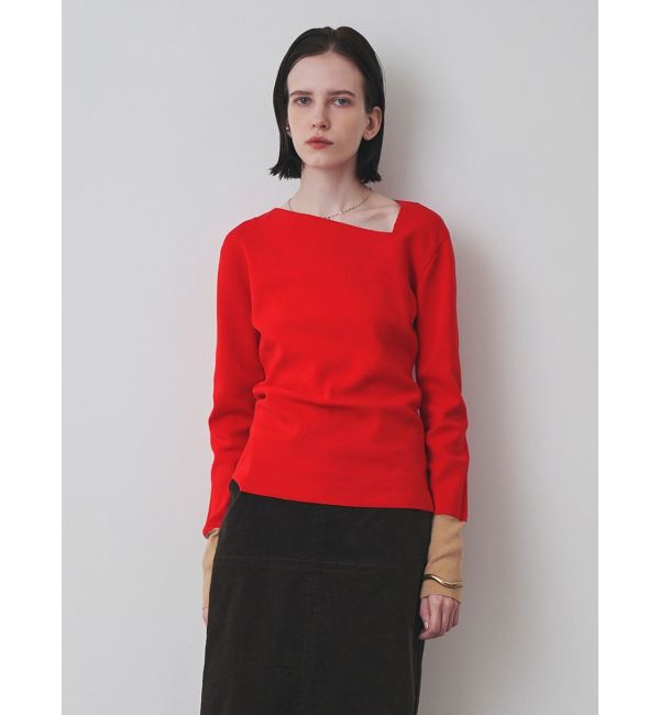 ELENDEEK「【Kaori Iseki&times;ELENDEEK】ASYMMETRY NECK KT」|ニット・セーター|