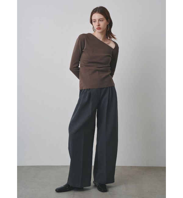 ELENDEEK「【Kaori Iseki&times;ELENDEEK】ASYMMETRY NECK KT」|ニット・セーター|