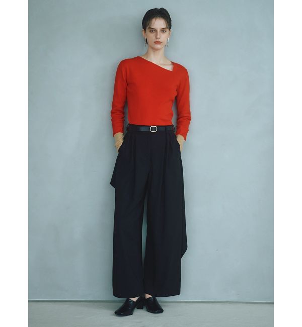ELENDEEK「【Kaori Iseki&times;ELENDEEK】ASYMMETRY NECK KT」|ニット・セーター|
