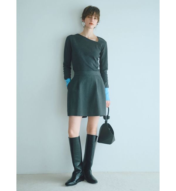 ELENDEEK「【Kaori Iseki&times;ELENDEEK】ASYMMETRY NECK KT」|ニット・セーター|