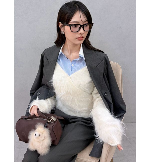 LAGUNAMOON「【POLO BCSコラボ】【マシンウォッシャブル】ボウタイシャツ」|シャツ・ブラウス|