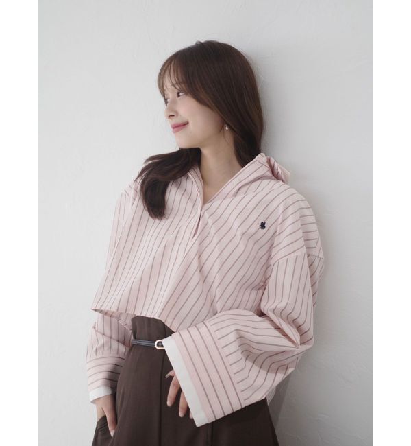 LAGUNAMOON「【POLO BCSコラボ】【マシンウォッシャブル】ボウタイシャツ」|シャツ・ブラウス|