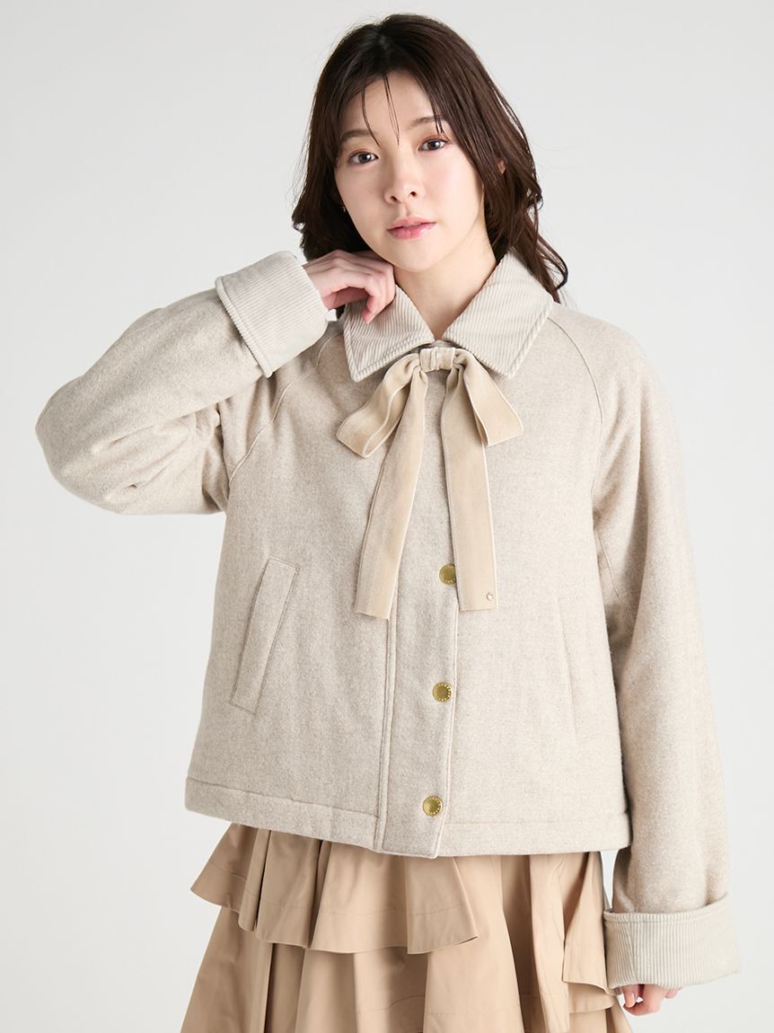 CELFORD「【Barbour Exclusive CELFORD】中綿ショートジャケット」|テーラードジャケット|BEG