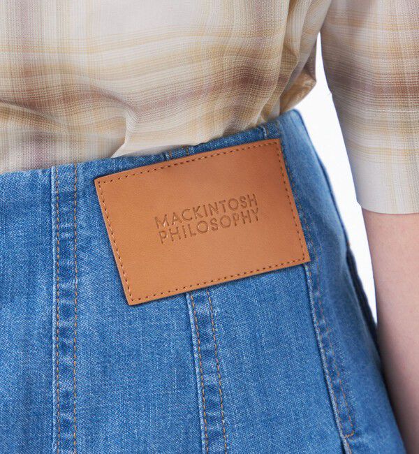 MACKINTOSH PHILOSOPHY「ライトオンスデニムプリーツスカート」|スカート|