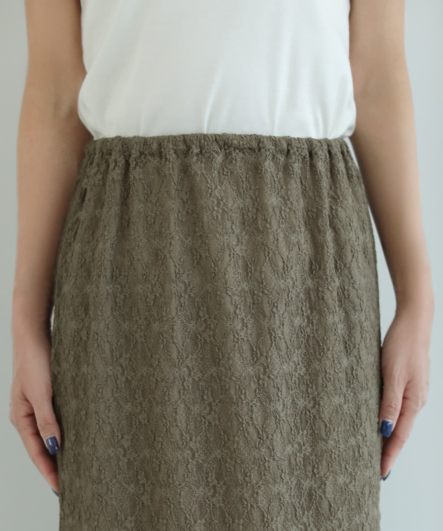STYLE DELI「【selection】日本製ストレッチレースIラインスカート」|スカート|