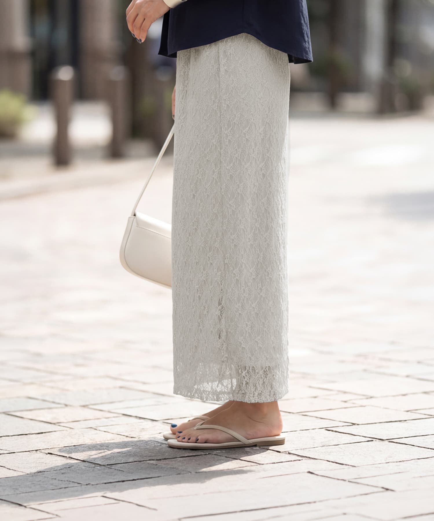STYLE DELI「【selection】日本製ストレッチレースIラインスカート」|スカート|