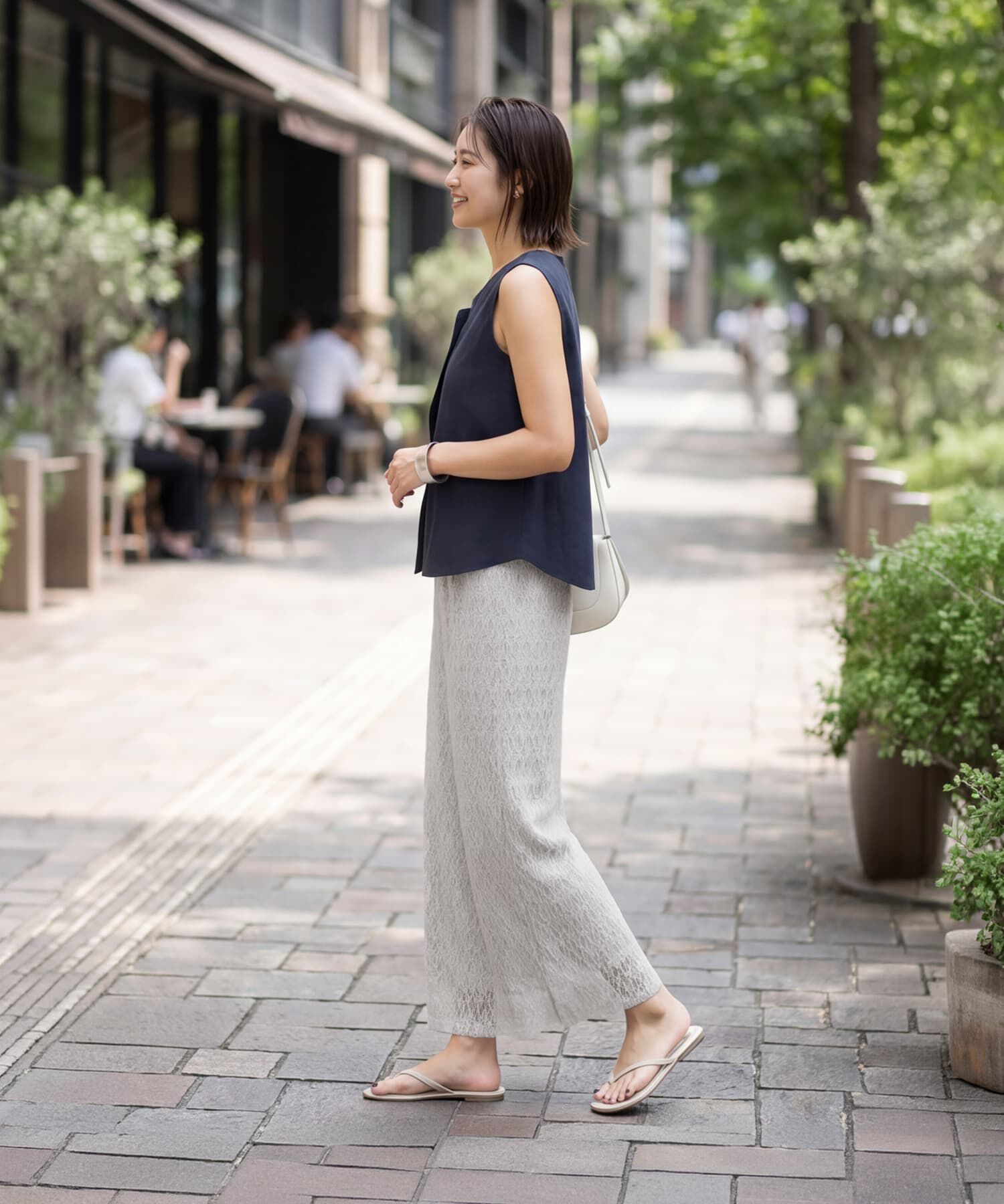 STYLE DELI「【selection】日本製ストレッチレースIラインスカート」|スカート|