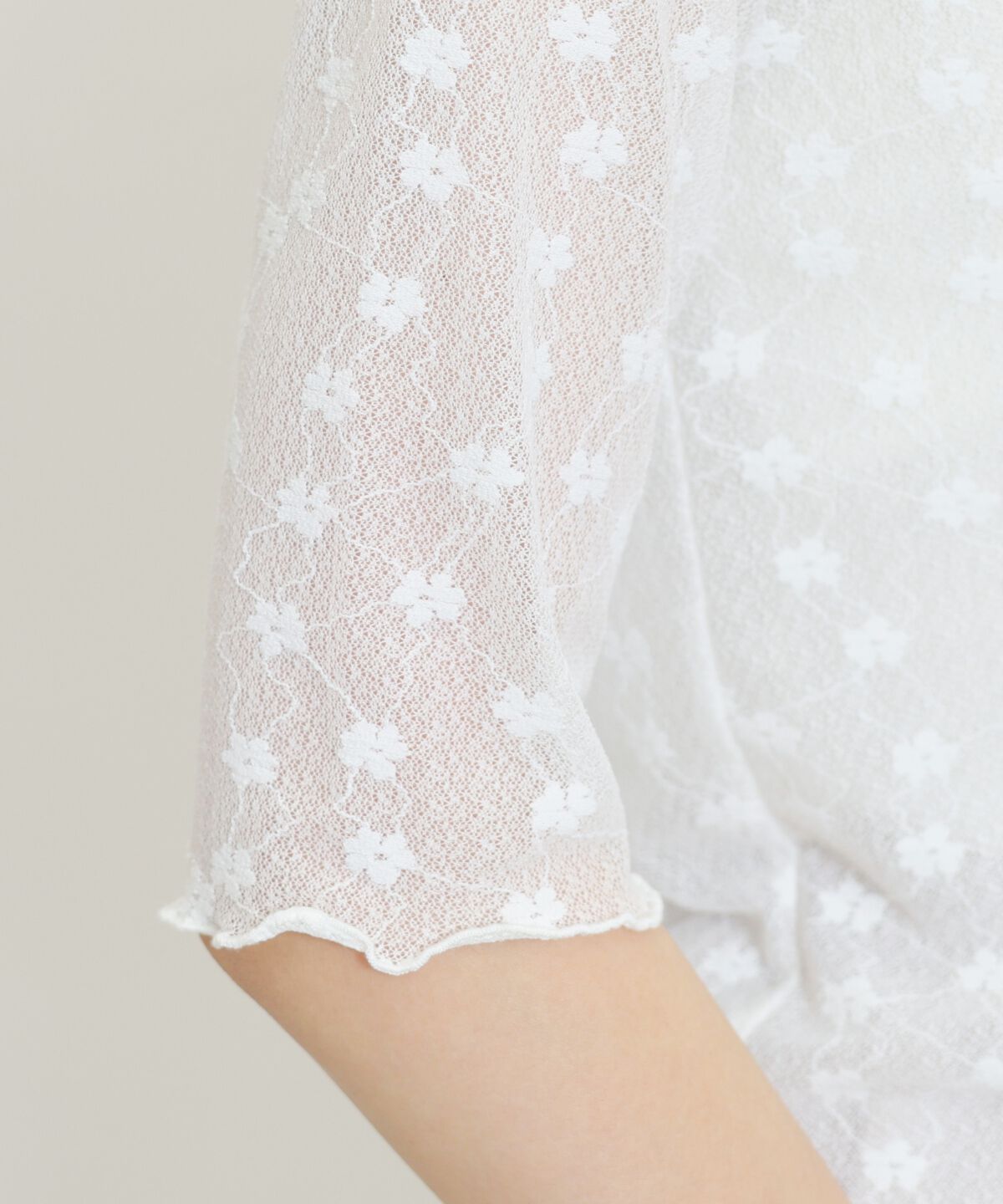 WILLSELECTION「クルーネックレースインナートップス」|Tシャツ・カットソー|