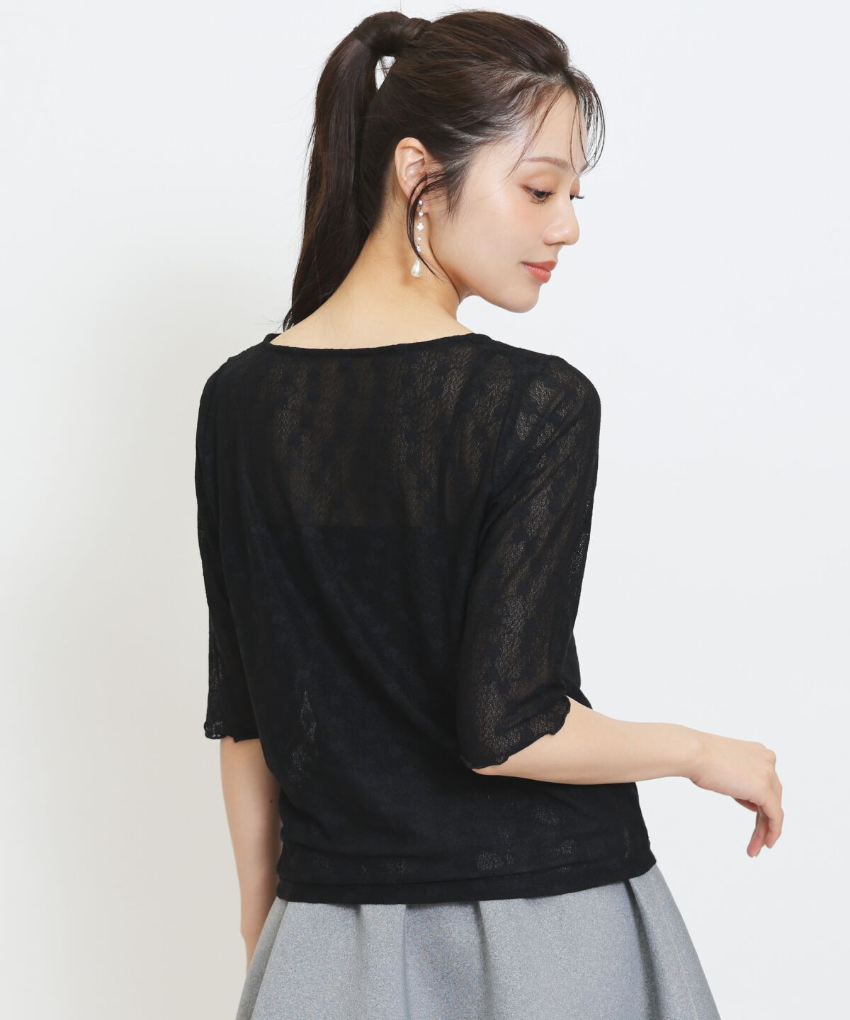 WILLSELECTION「クルーネックレースインナートップス」|Tシャツ・カットソー|