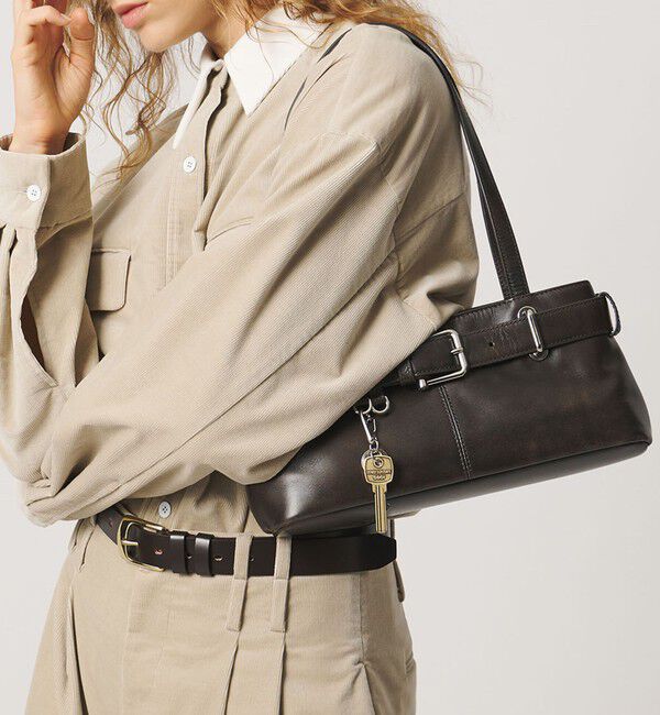 OSOI「＜OSOI＞SHOULDER BROCLEMINI バッグ」|ショルダー・メッセンジャー|DK.BROWN