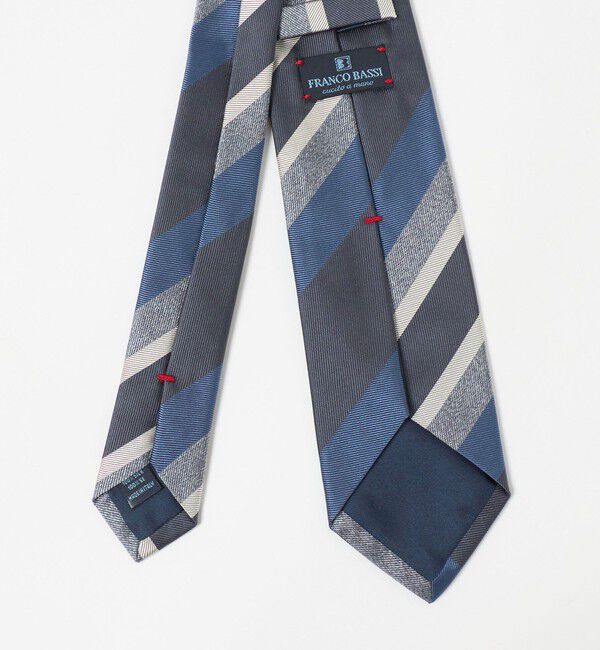 UNITED ARROWS「＜FRANCO BASSI＞カラーレジメンタル ネクタイ」|ネクタイ・蝶ネクタイ|