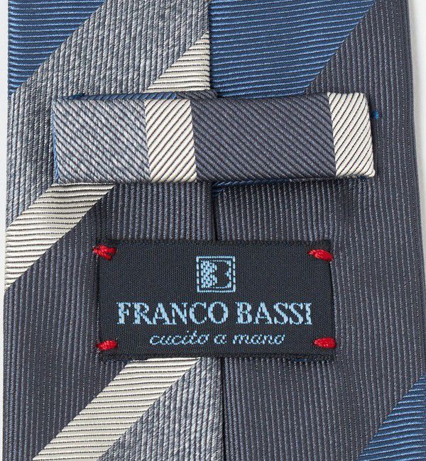 UNITED ARROWS「＜FRANCO BASSI＞カラーレジメンタル ネクタイ」|ネクタイ・蝶ネクタイ|