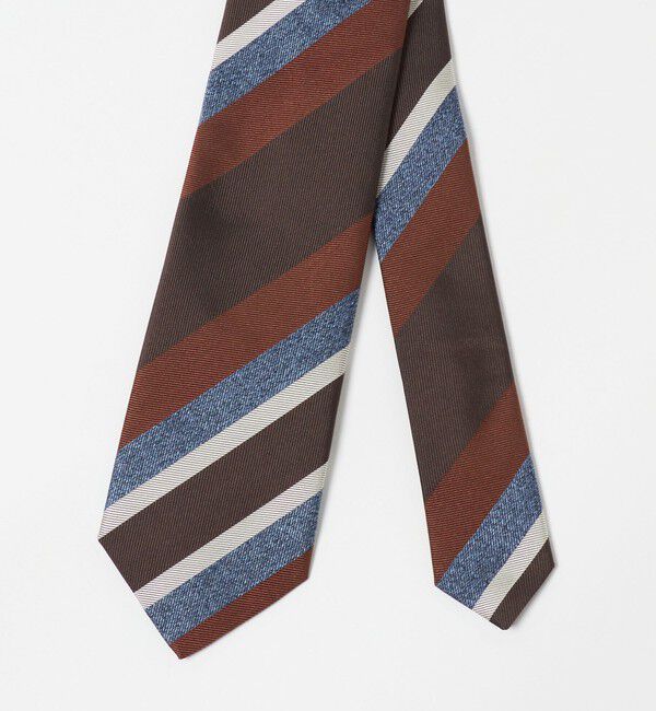 UNITED ARROWS「＜FRANCO BASSI＞カラーレジメンタル ネクタイ」|ネクタイ・蝶ネクタイ|
