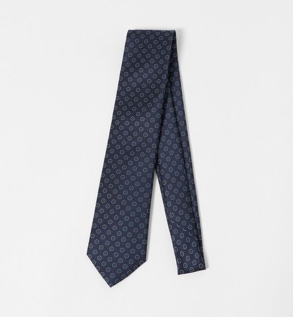 UNITED ARROWS「＜ERRICO FORMICOLA＞コモン ジャガード ネクタイ」|ネクタイ・蝶ネクタイ|NAVY