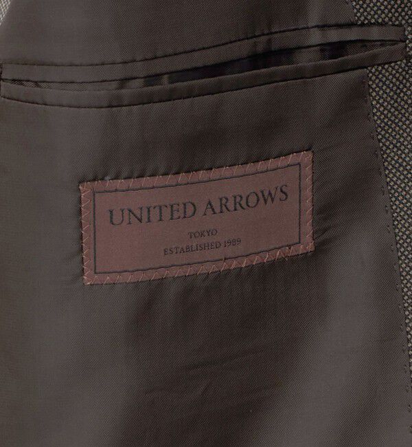 UNITED ARROWS「ブラウン バーズアイ シングル 3ボタン スーツ MCーMODEL」|スーツ|